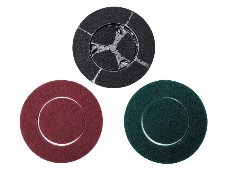 MAXXPACK Twin Brush Scrubbing Pad Set, 2 Piece