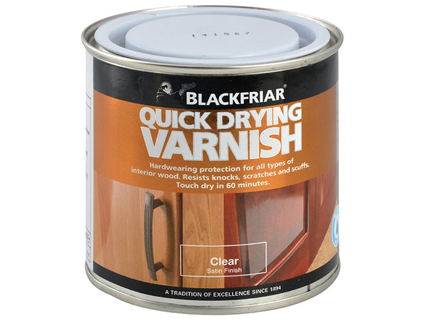 Quick Drying Duratough Interior Varnish Clear Satin 500ml