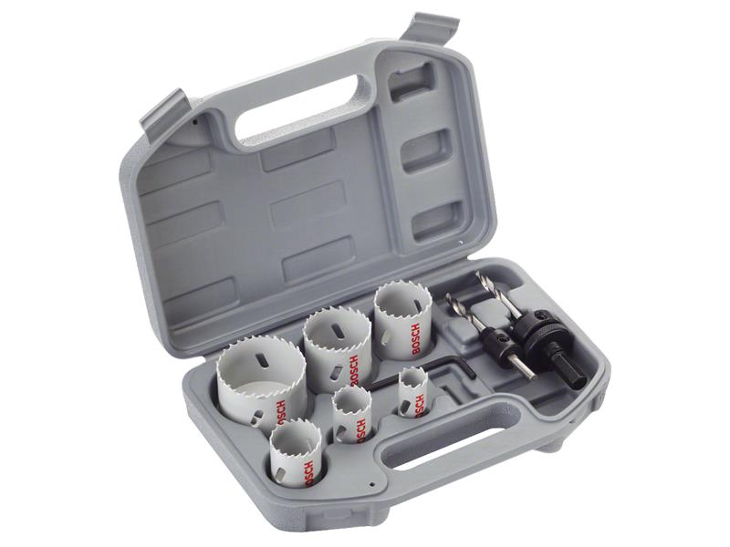Plumbers HSS Bi-metal Holesaw Set, 9 Piece
