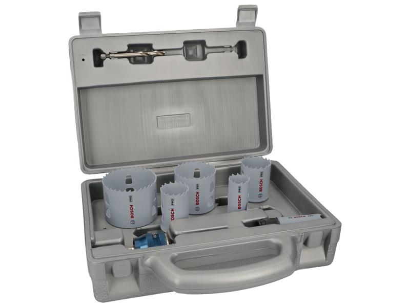 PRO Multi Material PC Plus Hole Saw Set, 9 Piece