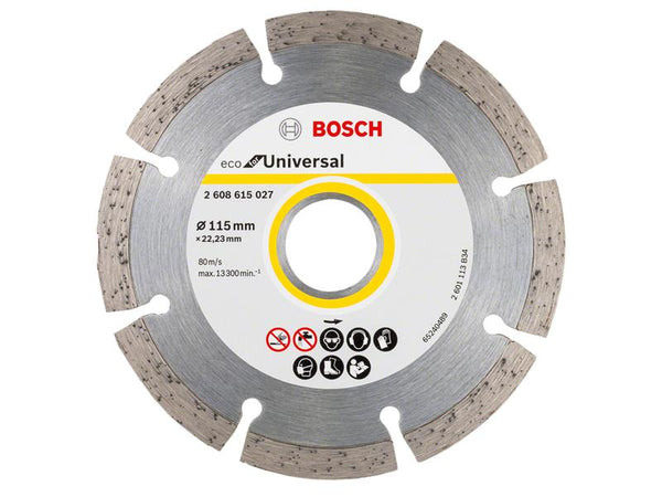 Eco for Universal Segmented Diamond Cutting Disc 115 x 22.23mm
