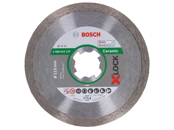 X-LOCK Standard for Ceramic Diamond Cutting Disc 115 x 22.23mm
