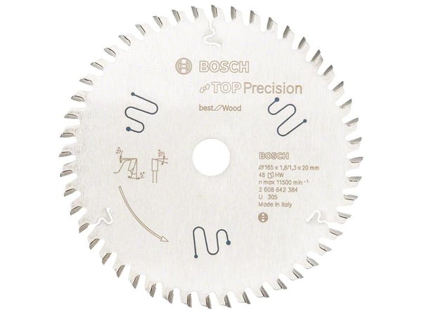 Best for Wood Circular Saw Blade 165 x 20mm x 48T
