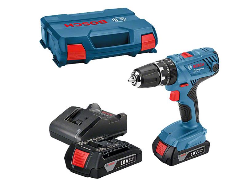 GSB 18V-21 Combi Drill 18V 2 x 1.5Ah Li-ion