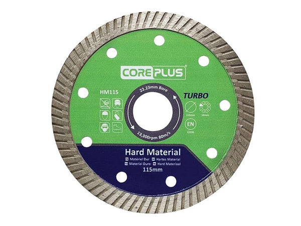 HM115 Hard Material Turbo Diamond Blade 115mm