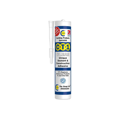 CT1 Unique Sealant and Construction Adhesive 290ml - Clear