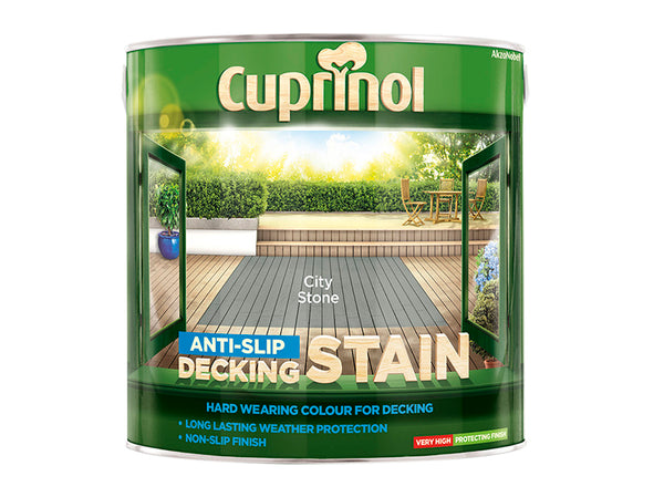 Anti-Slip Decking Stain City Stone 2.5 litre