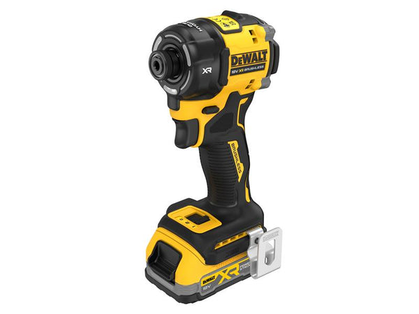 DCF870E2T Hyrdralic Impact Driver 18V 2 x 1.7Ah POWERSTACK™ Li-ion
