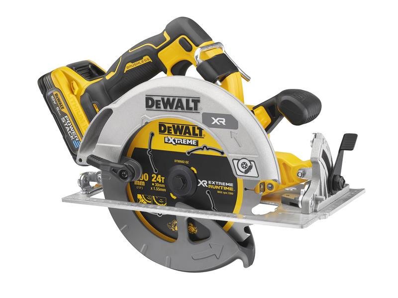 DCS573H2T XR Advantage Circular Saw 190mm 18V 2 x 5.0Ah POWERSTACK™ Li-ion