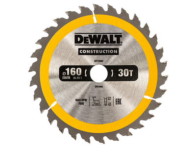 Portable Construction Circular Saw Blade 160 x 20mm x 30T