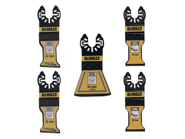 DT20777 Mixed Multitool Blade Set, 5 Piece
