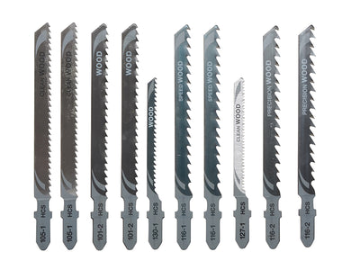 HCS Wood Jigsaw Blades Variety Pack of 10