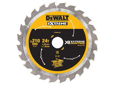 XR FlexVolt Table Saw Blade 210 x 30mm x 24T