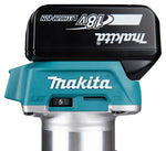 Makita DRT50RTJX2 18V LXT Brushless Router/Trimmer Kit – 2 x 5.0Ah, Charger, 3 Bases, Makpac