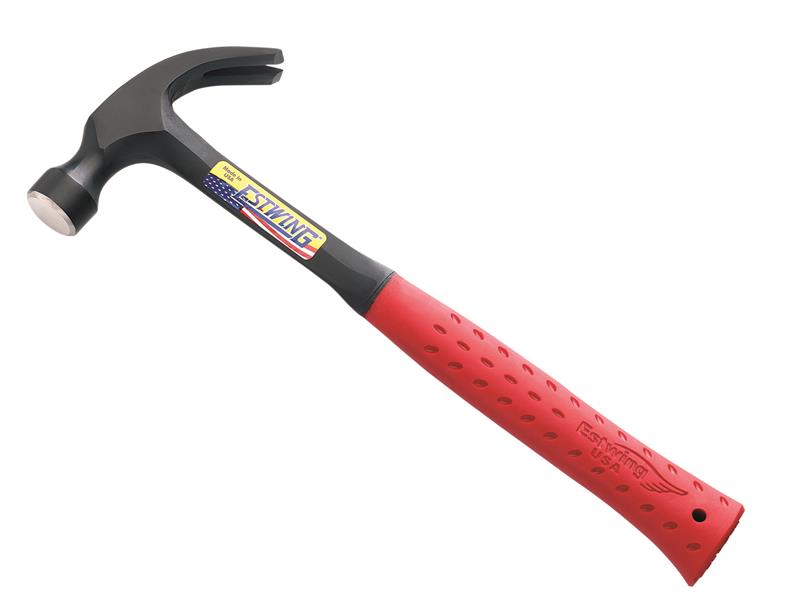 E3/20C Curved Claw Hammer - Red Vinyl Grip 560g (20oz)