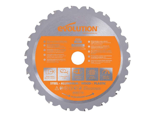 Multi-Material Saw Blade 165 x 20mm x 18T