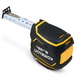 Komelon Extreme tape measure reverse-printed blade with metric and imperial markings