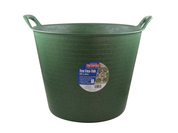 Eco Flex Tub 25 litre - Recycled Green