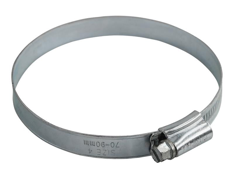 4 Hose Clip - Zinc MSZP 70 - 90mm