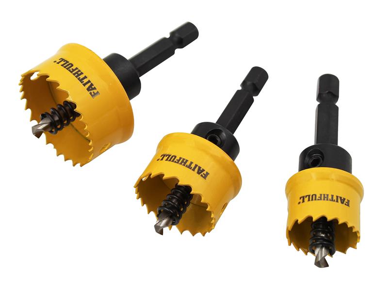 Mini Holesaw Set, 3 Piece
