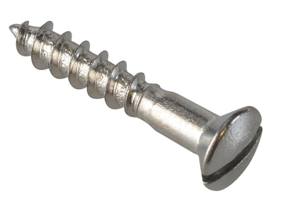 ForgeFix Multi-Purpose Screw Raised Head Chrome 3.5x20mm Pack 45