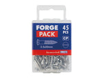 ForgeFix Multi-Purpose Screw SL Raised Head Chrome Plated
