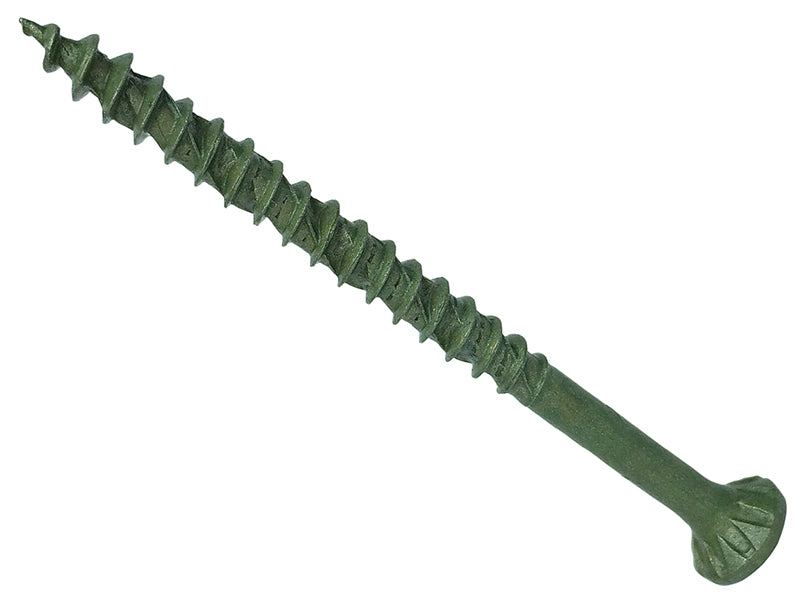 ForgeFast TORX® Compatible Decking Screws CSK Green 4.5x75 T25 Tub 400