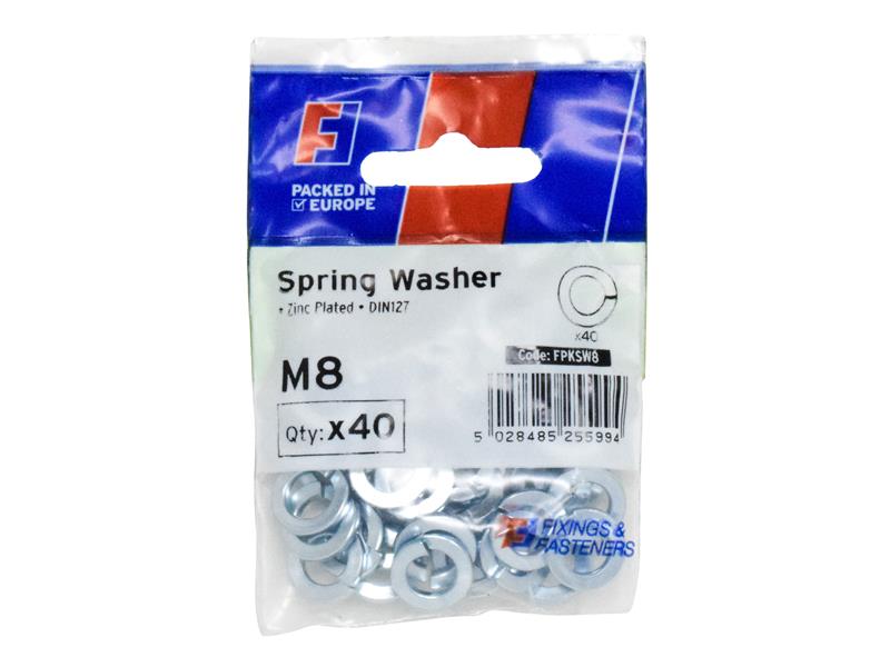 Spring Washer M8 ForgePack 40