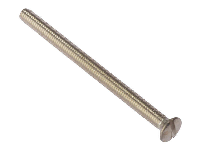 Socket Screw Slotted Raised Head Nickel Plated 3.5 x 50mm Bag 100