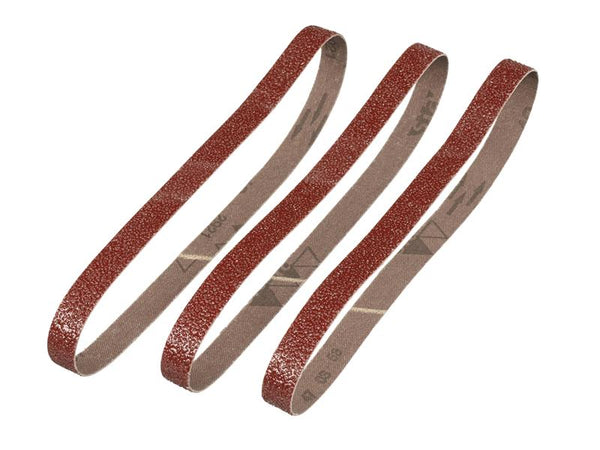 Powerfile Sanding Belt 13 x 455mm 40G (Pack 3)