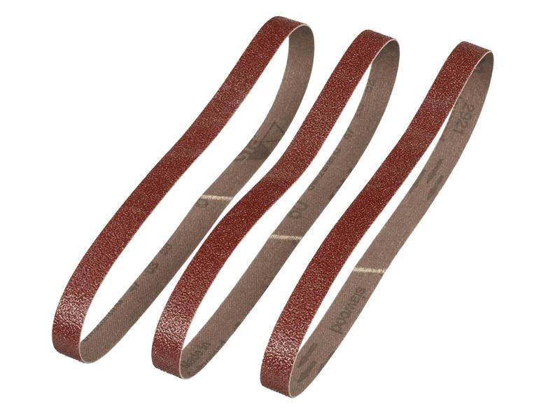 Powerfile Sanding Belt 13 x 455mm 60G (Pack 3)