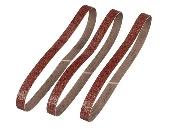 Powerfile Sanding Belt 13 x 455mm 60G (Pack 3)