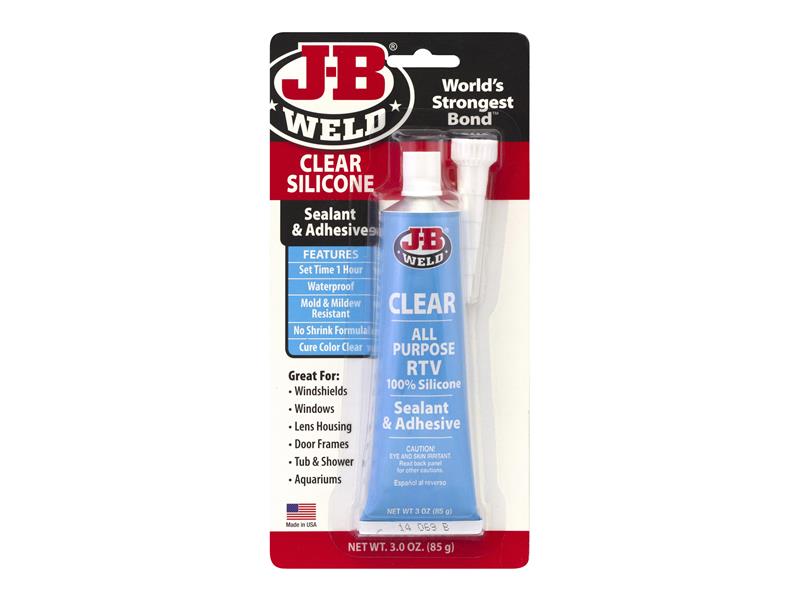 Silicone Sealant & Adhesive Clear 85g