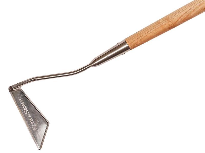 Stainless Steel Long Handled 3-Edged Hoe, FSC®