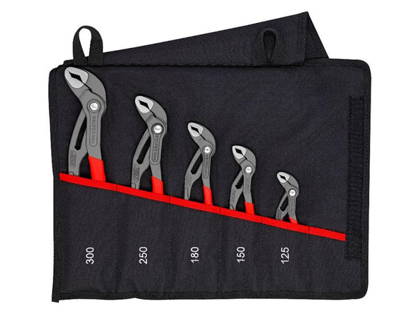 00 19 55 S5 Cobra® Water Pump Plier Set, 5 Piece