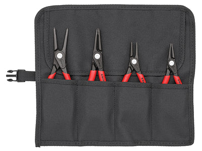 00 19 57 Precision Circlip Pliers Set in Roll, 4 Piece