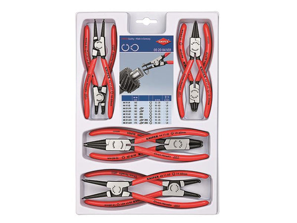 00 20 04 V01 Circlip Plier Set, 8 Piece