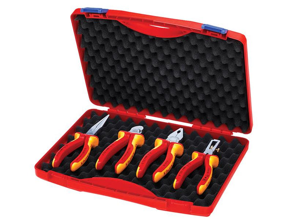 00 20 15 VDE Pliers Set in Case, 4 Piece