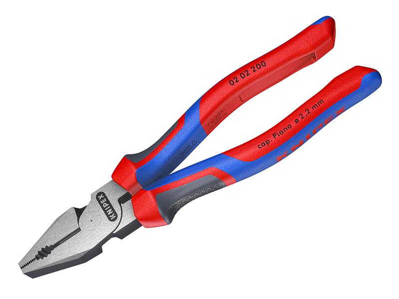 02 02 200 High Leverage Combination Pliers Comfort Handles 200mm
