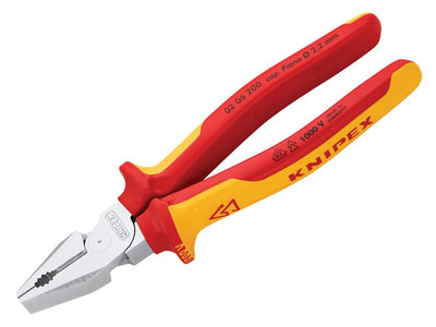 02 06 200 VDE High Leverage Combination Pliers 200mm