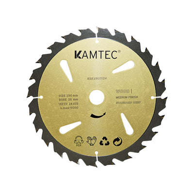 Kamtec KSK1902024 Wood TCT Saw Blade Gold Standard
