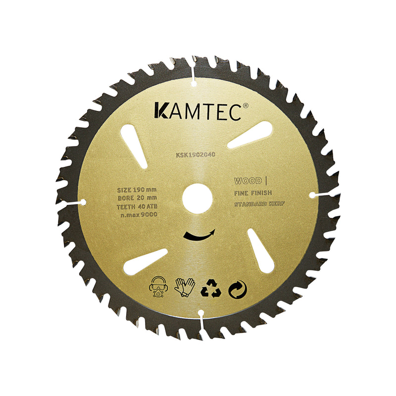 Kamtec KSK1902040 Wood TCT Saw Blade Gold Standard