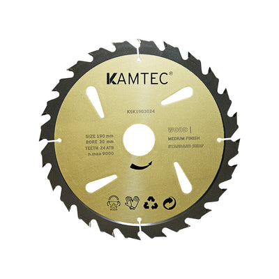 Kamtec KSK1903024 Wood TCT Saw Blade Gold Standard