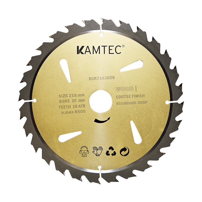 Kamtec KSK2163028 Wood TCT Saw Blade Gold Standard