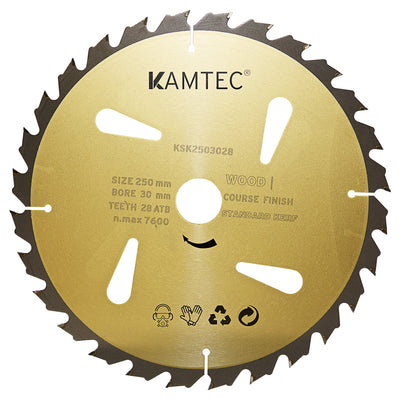 Kamtec KSK2503028 Wood TCT Saw Blade Gold Standard
