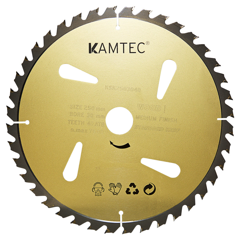 Kamtec KSK2503040 Wood TCT Saw Blade Gold Standard