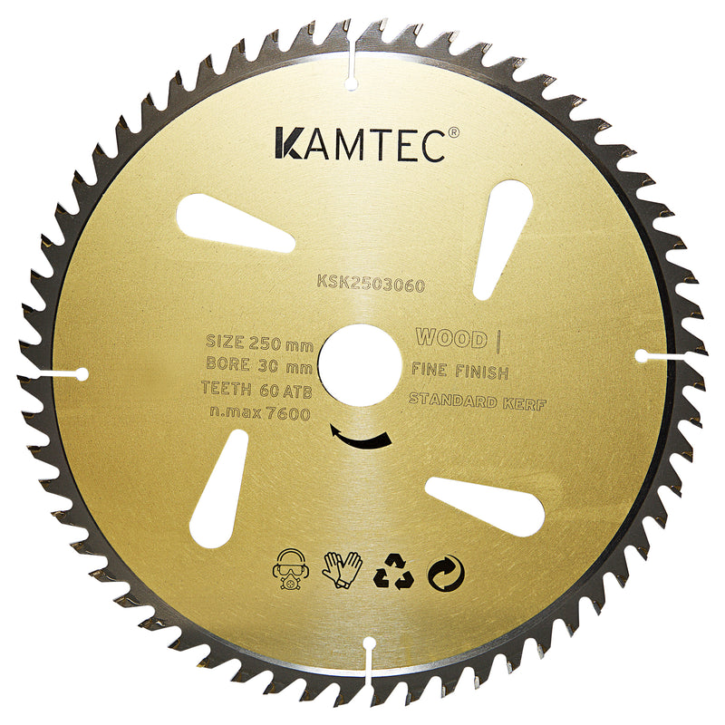 Kamtec KSK2503060 Wood TCT Saw Blade Gold Standard