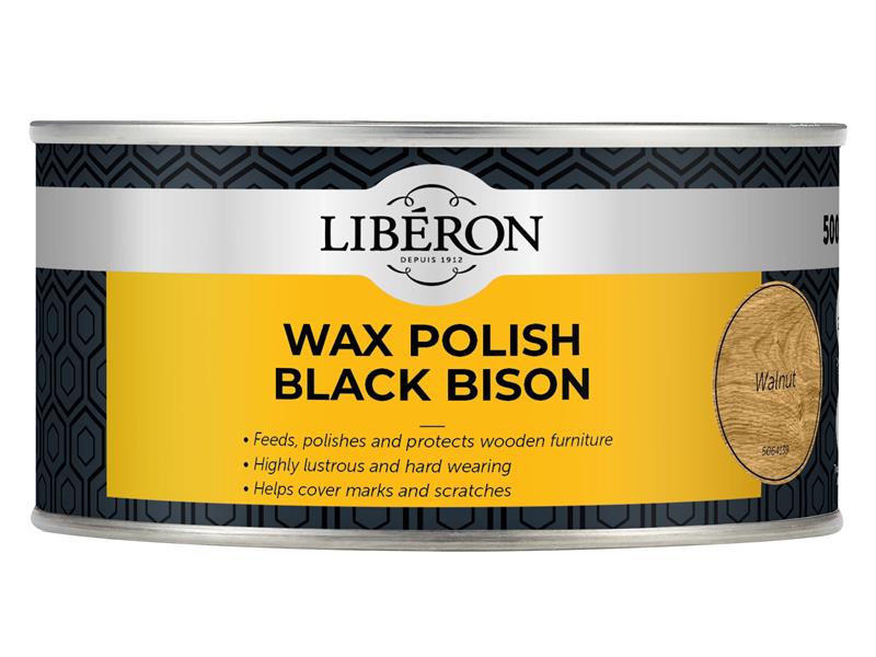 Black Bison Wax Paste Walnut 500ml