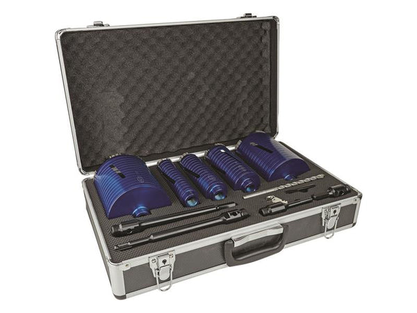 Slotted Dry Core Drill XCEL Grade Kit, 11 Piece