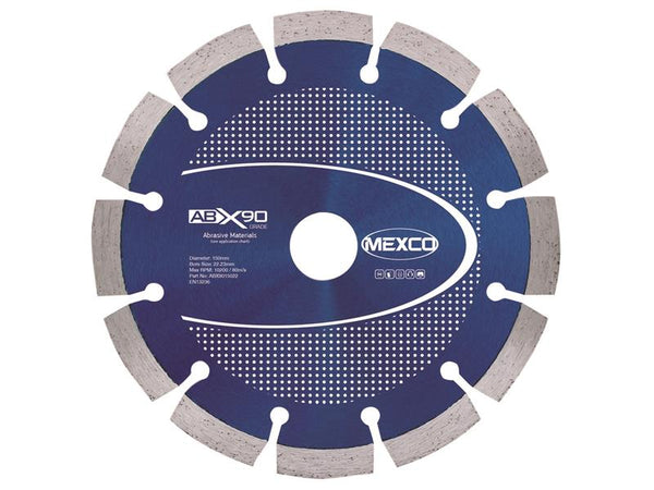 Abrasive Materials X90 Grade Diamond Blade 150 x 22mm